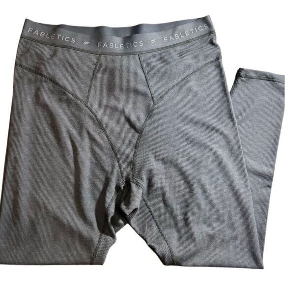 Fabletics Crystal Lounge Legging waffle knit Grey size 1X - Picture 10 of 16